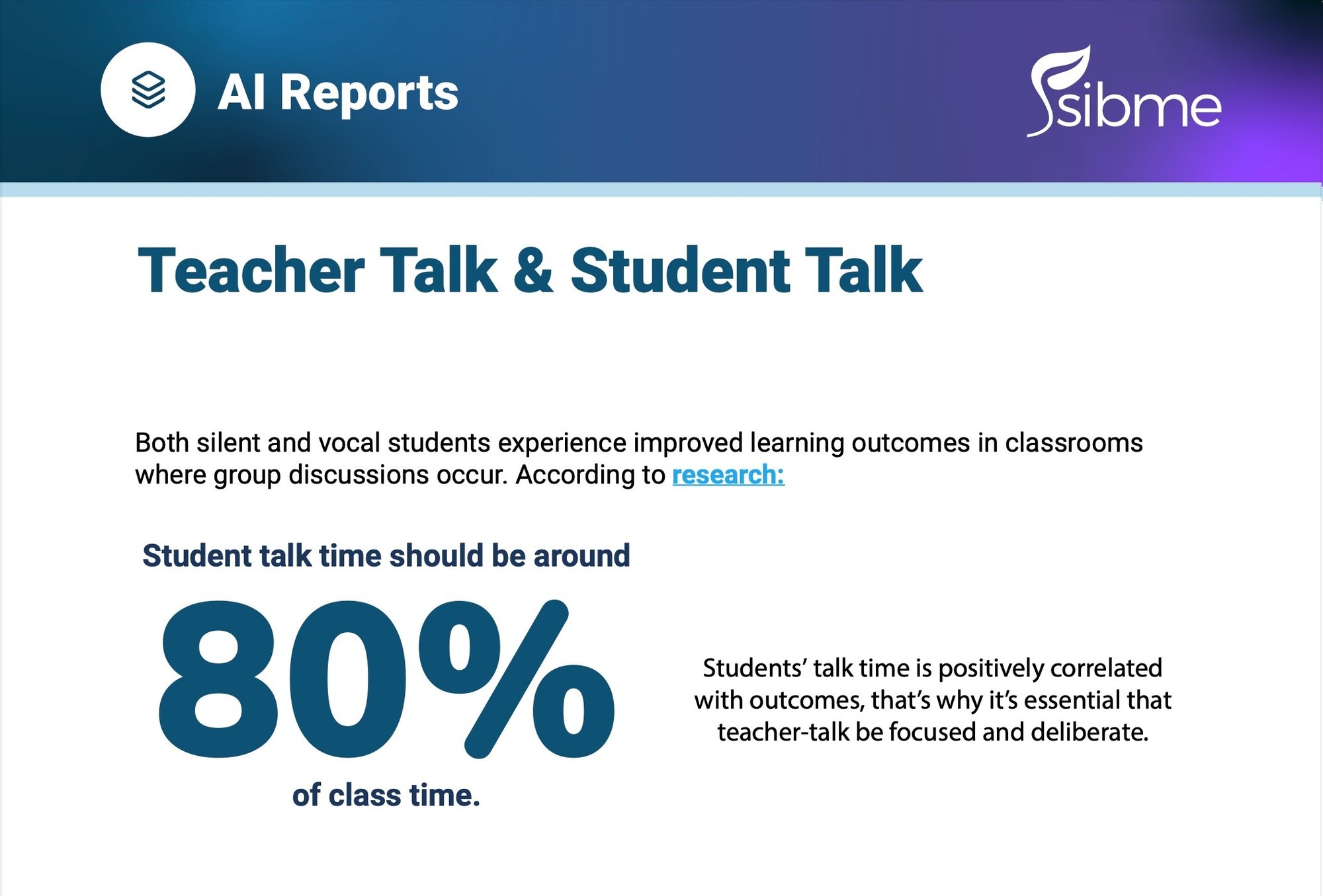 Teacher Talk & Student Talk