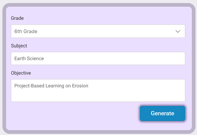 Lesson planning